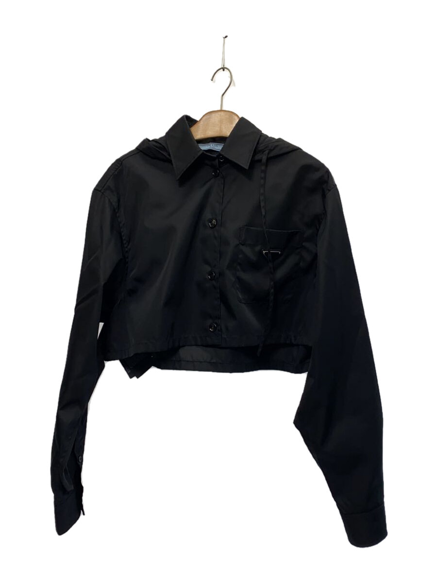 【中古】PRADA◆長袖シャツ/38/ナイロ