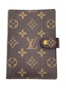【中古】LOUIS VUITTON◆アジェンダPM_モノグラム_BRW/レザー/BRW/メンズ【服飾雑貨他】