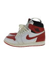 【中古】NIKE◆Air Jordan 1 High OG Heritage/26.5cm/レッド/555088-161【シューズ】