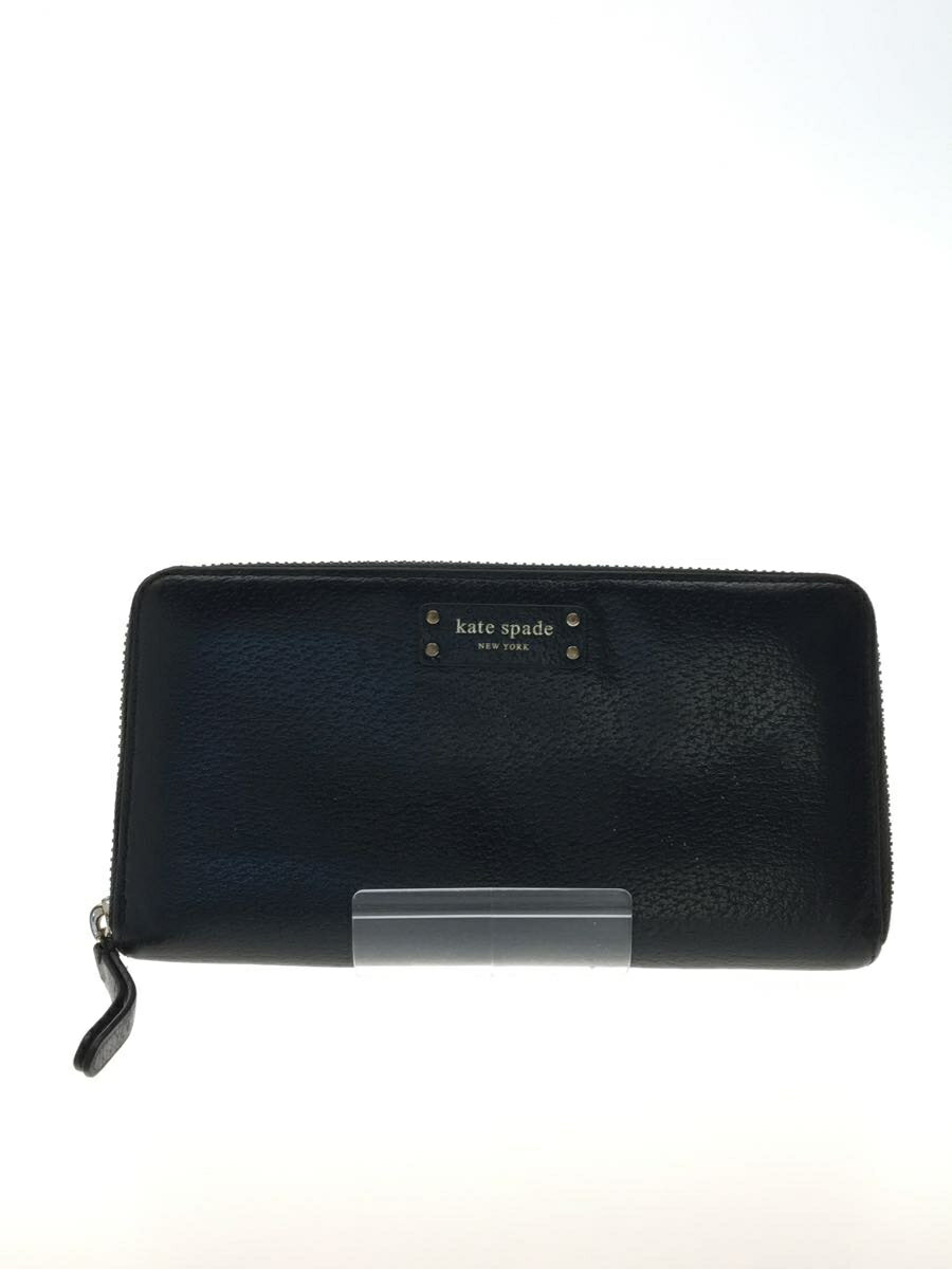 【中古】kate spade new york◆長財布/--/BLK/レディース【服飾雑貨他】