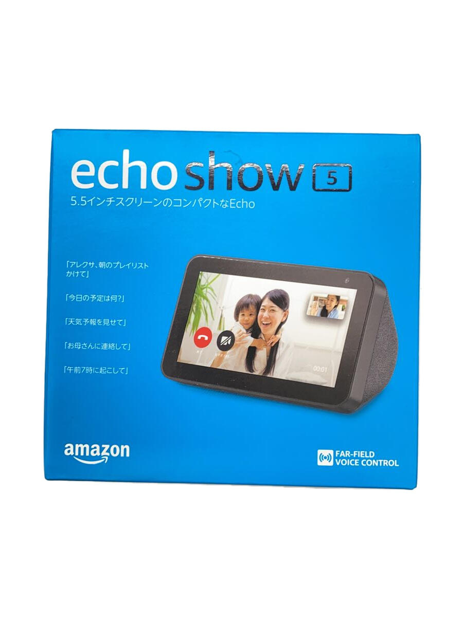 【中古】Amazon◆スピーカー Amazon Echo Show 5 H23K37 [チャコール]/未開封品【家電・ビジュアル・オーディオ】