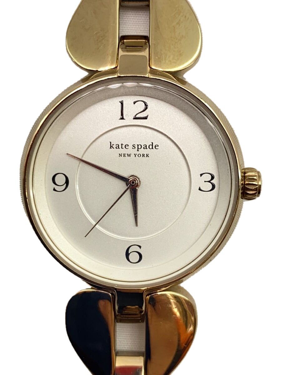 Other - 【中古】kate spade new york◆クォーツ腕時計/アナログ/ステンレス/WHT/KSW1527【服飾雑貨他】