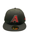 【中古】NEW ERA◆キャップ/7 1/2/ポリエステル/BLK/無地/メンズ【服飾雑貨他】(4)