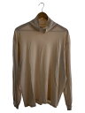 【中古】AURALEE◆21AW/LUSTER PLAITING HI NECK L/S TEE/4/コットン/CRM/A21AP02GT【メンズウェア】
