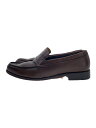 【中古】コインローファー/RETADOR/ローファー/UK7.5/BRW/ブラウン/レザー/【シューズ】(4)