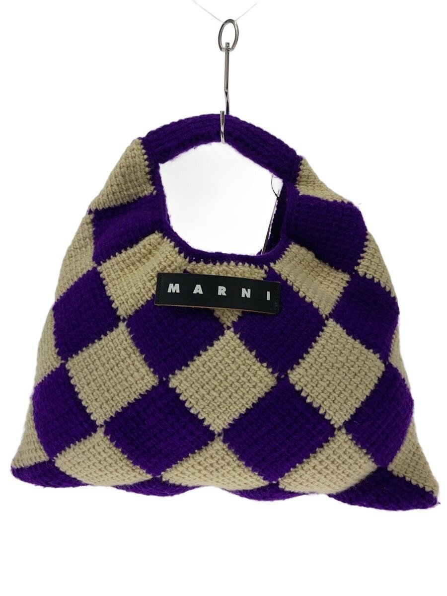 Marni - 【中古】MARNI◆ハンドバッグ/--/PUP/チェック【バッグ】