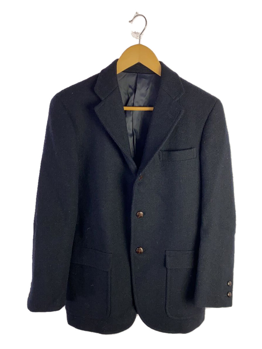 【中古】HARRIS TWEED◆テーラードジャケット/--/ウール/NVY【メンズウェア】