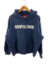 【中古】Supreme◆24SS/Collegiate Hooded Sweatshirt/パーカー/L/コットン/NVY/無地【メンズウェア】