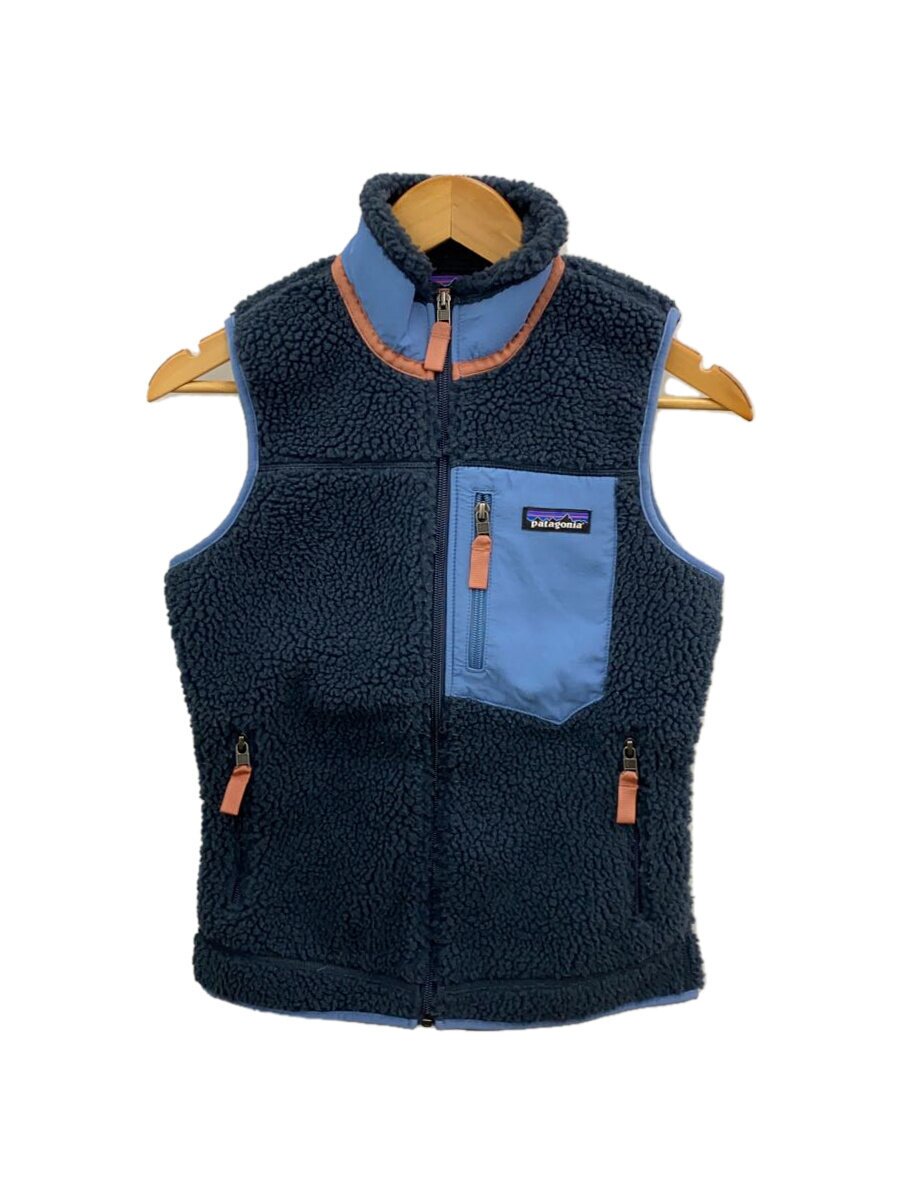【中古】patagonia◆Classic Retro-X Vest/XXS/ポリエステル/NVY/23083fa19【メンズウェア】