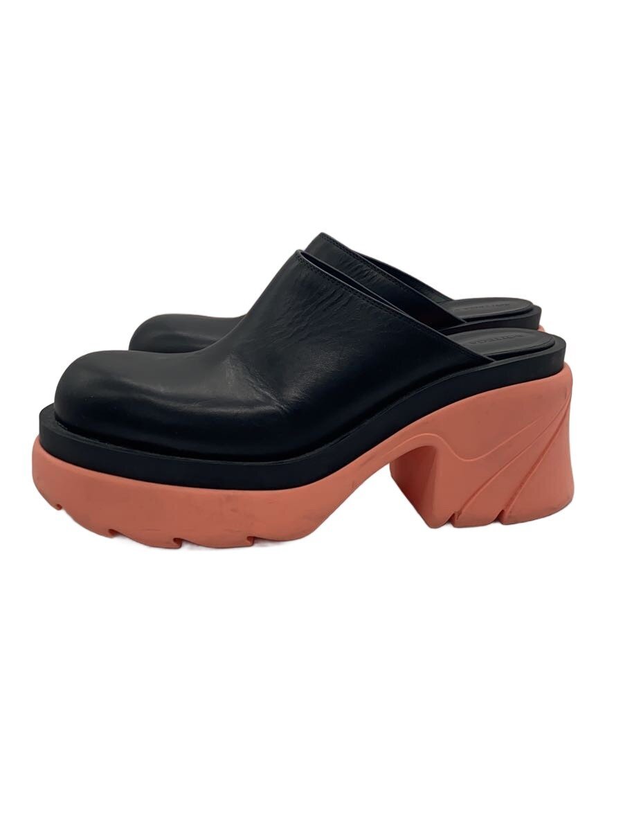 【中古】BOTTEGA VENETA◆FLASH PUMP/40/BLK/レザー/668525【シューズ】