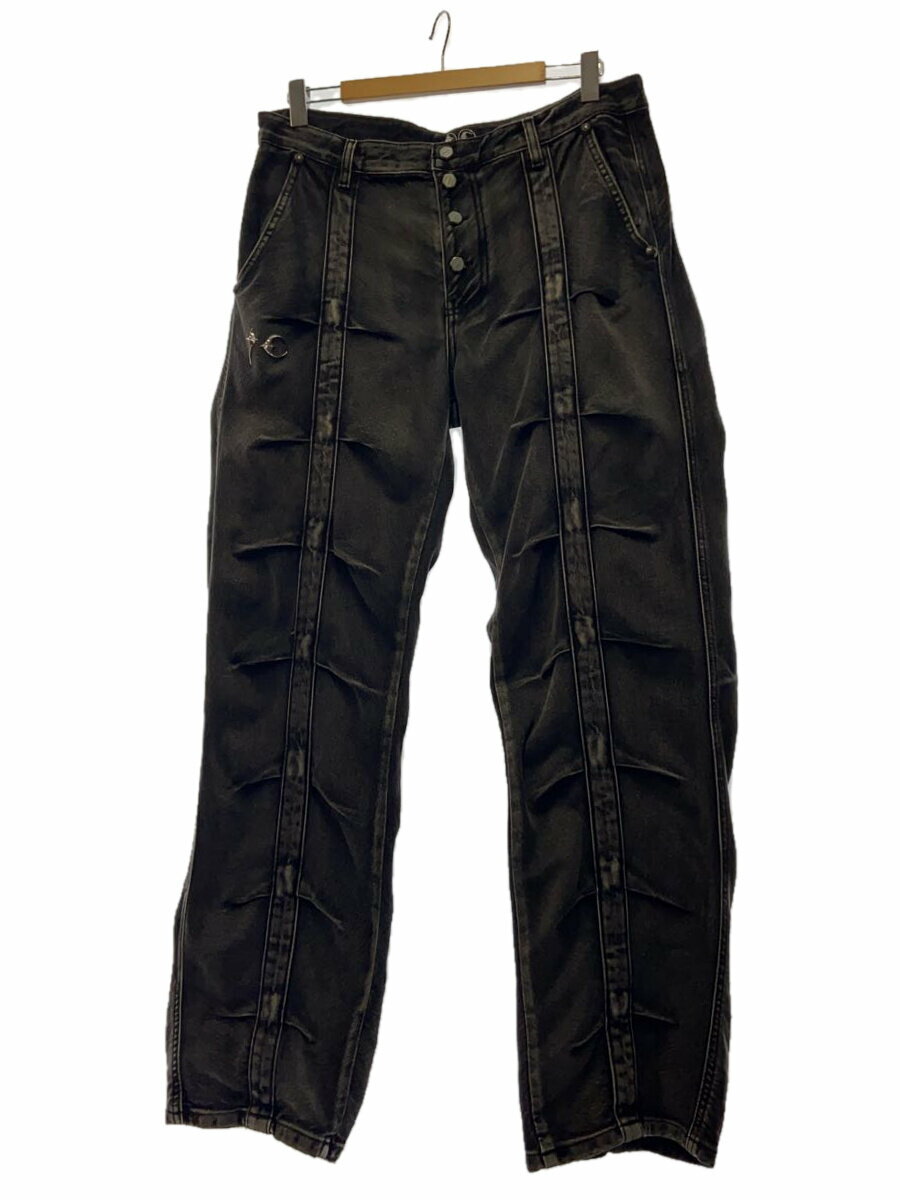 【中古】Thug Club◆24FW/ボトム/4/デニム/BLK【メンズウェア】