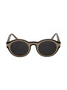 【中古】Maison Margiela◆サングラス/--/BEG/BLK/メンズ/×MYKITA/ラウンドフレーム【服飾雑貨他】