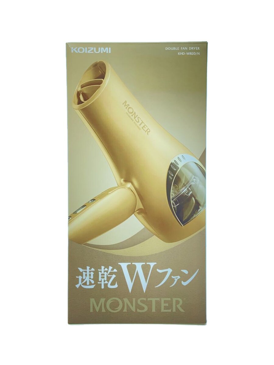 【中古】KOIZUMI◆ドライヤー・ヘアアイロン モンスター KHD-W820/ゴールド【家電・ビジュアル・オーディオ】