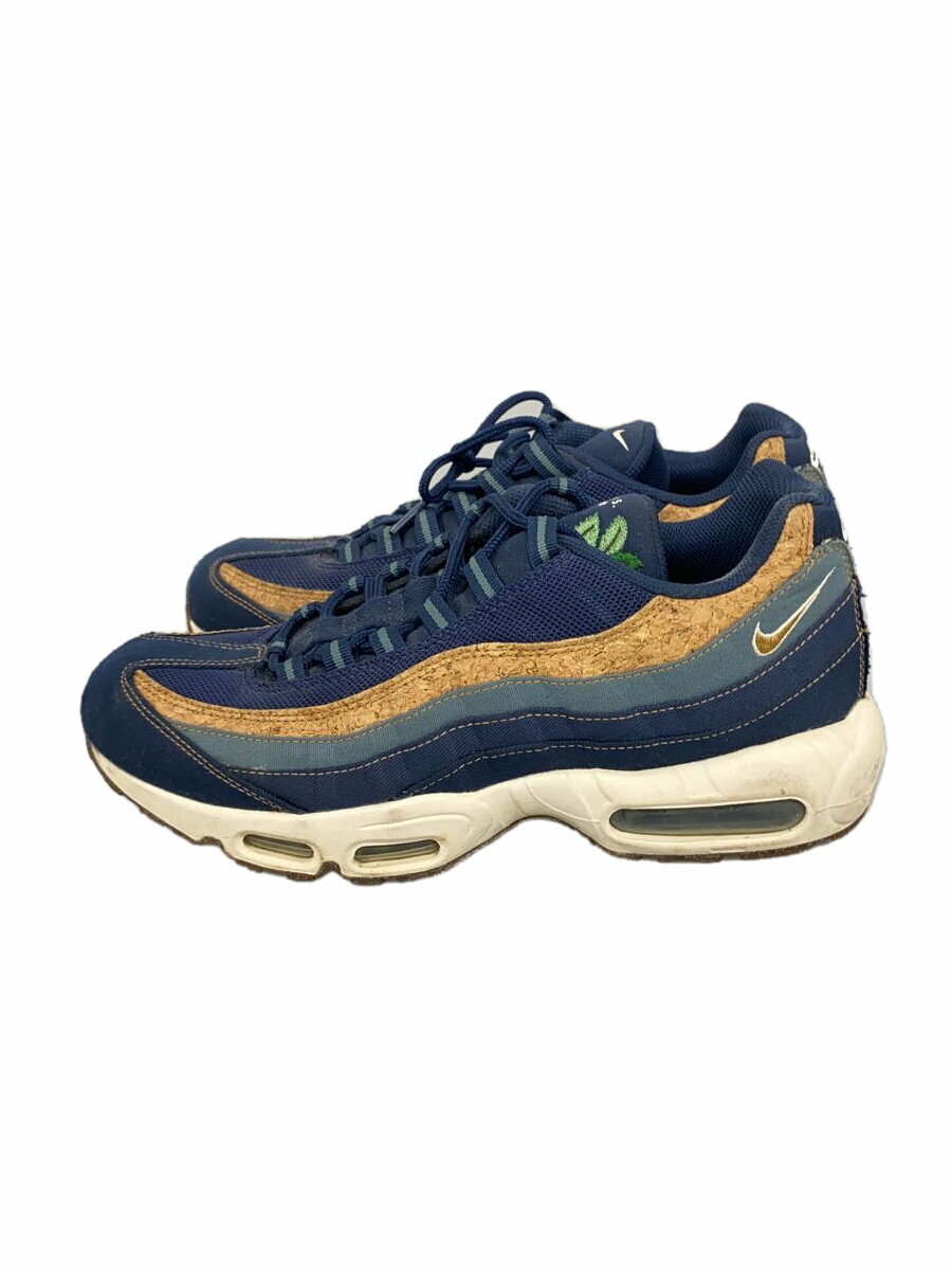 【中古】NIKE◆AIR MAX 95 SE_エアマックス95SE/27.5cm/NVY【シューズ】