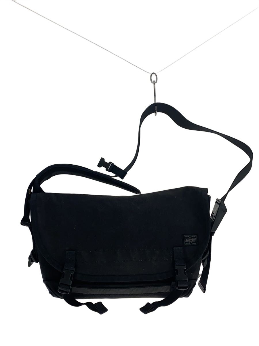 【中古】PORTER◆ショルダーバッグ/--/BLK/無地//【バッグ】
