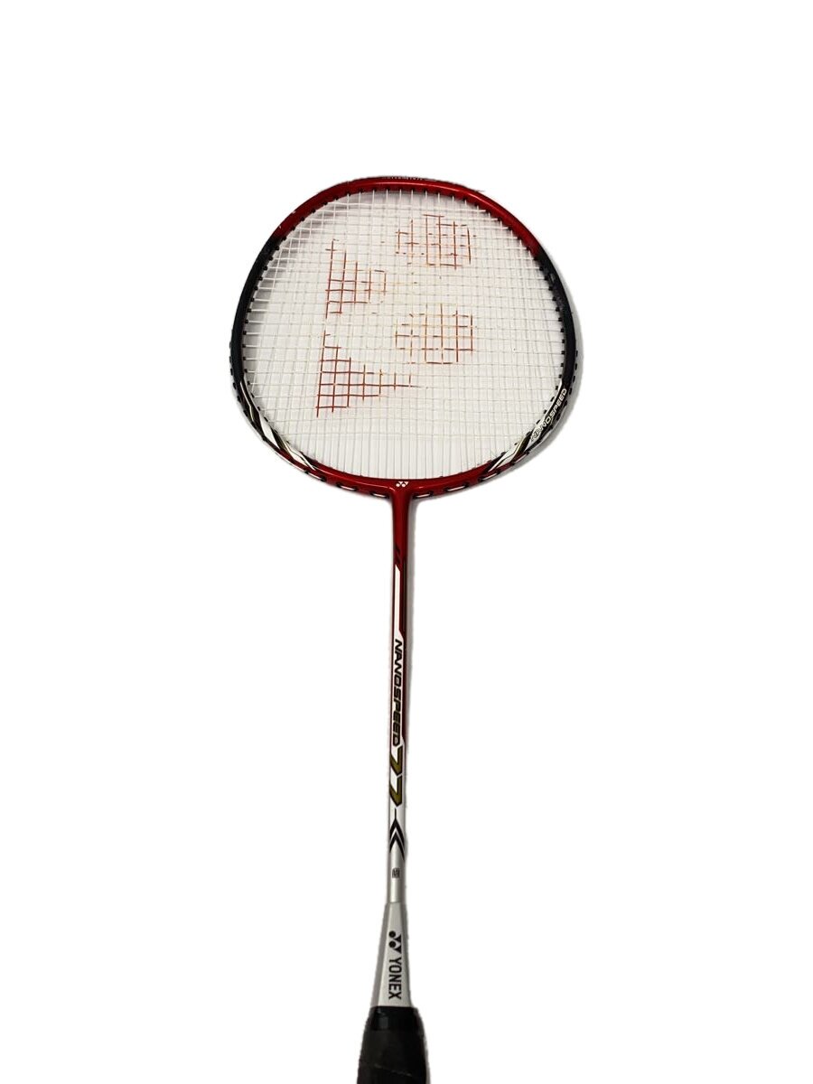 【中古】YONEX◆バトミントン/RED/NANOSPEED 77【スポーツ】