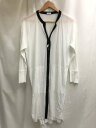 【中古】GALERIE VIE◆カーディガン(薄手)/FREE/コットン/WHT/無地/23-03-31-03307/23SS【レディースウェア】