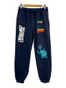 【中古】X-LARGE◆PEACE WORLD SWEAT PANTS/ボトム/M/コットン/ネイビー/101221031018【メンズウェア】