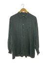 【中古】MAATEE&SONS◆長袖シャツ/3/レーヨン/GRY/チェック/MT4303-0605A//【メンズウェア】