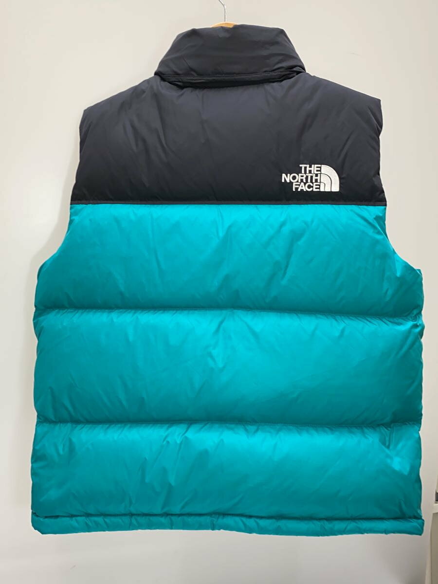 【中古】THE NORTH FACE◆ダウンベスト/M/ナイロン/BLU/無地/NF0A3JQQ【メンズウェア】