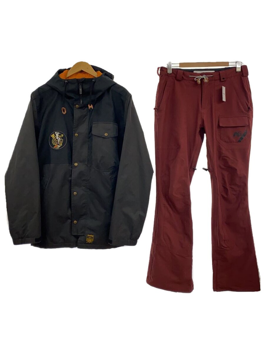 【中古】ANALOG◆ウェアー/セットアップ/M/BLK/10105VN802862/ファスナー持ち手にダメージ有り【スポーツ】