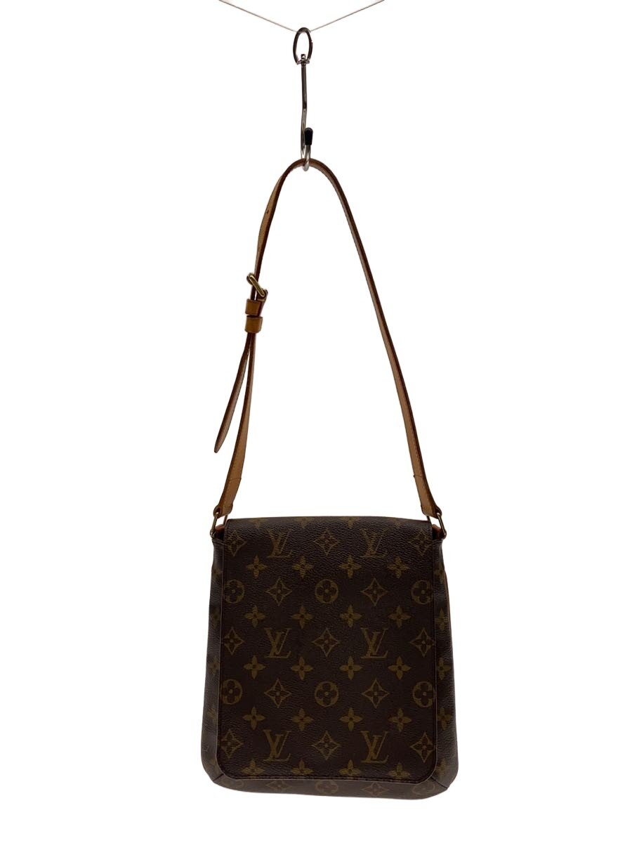 LOUIS VUITTON - 【中古】LOUIS VUITTON◆ミュゼット・サルサ_モノグラム・キャンバス_ショートショルダー/PVC/BRW/総柄【バッグ】