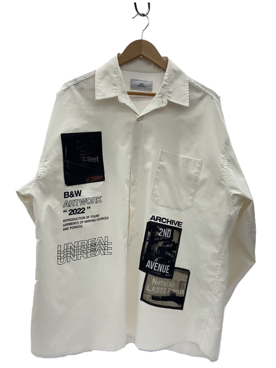 【中古】2nd ARCHIVE◆長袖シャツ/--/--/WHT【メンズウェア】