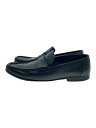【中古】LOUIS VUITTON◆シューズ/US6.5/BLK/レザー【シューズ】