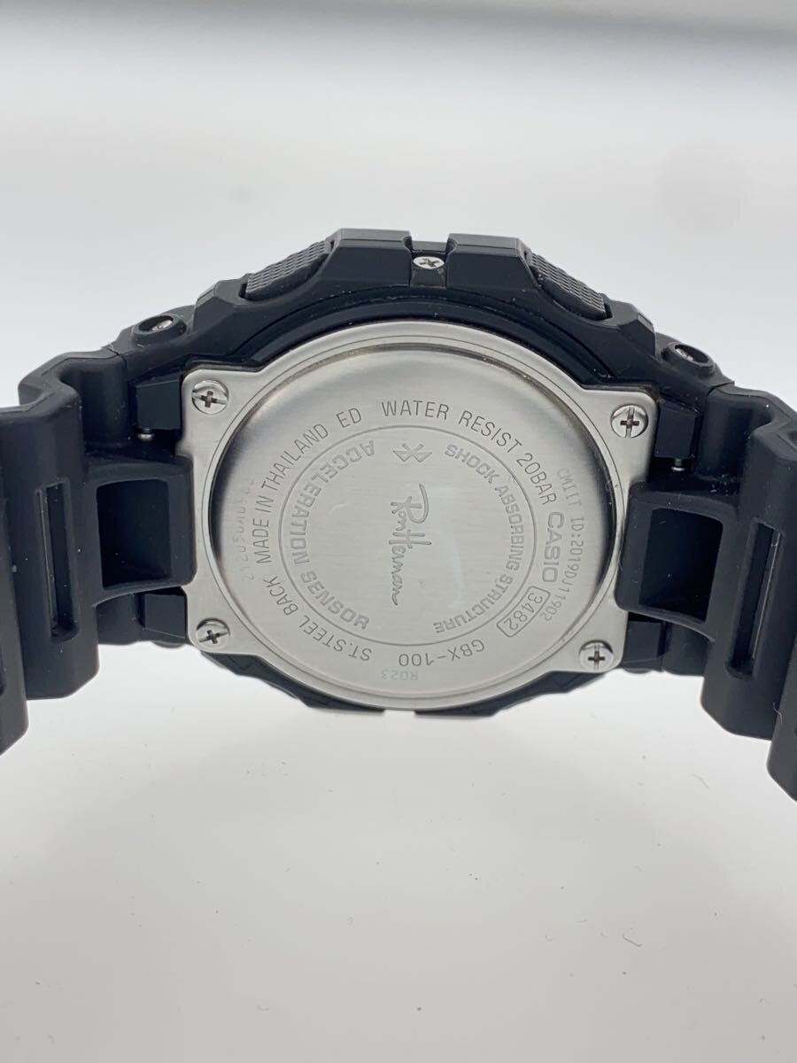 【中古】CASIO◆クォーツ腕時計/デジタル/ラバー/BLK/BLK/GBX-100【服飾雑貨他】 3