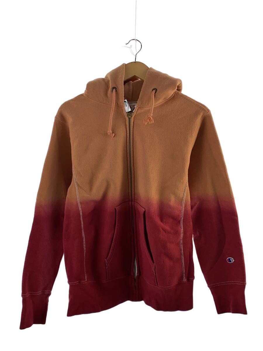 【中古】Champion◆ジップパーカー/XL/コットン/ORN【レディースウェア】