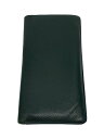 【中古】LOUIS VUITTON◆ポルト・バルール・カルト・クレディ_タイガ_BLK/レザー/グリーン/無地/メンズ【服飾雑貨他】(4)