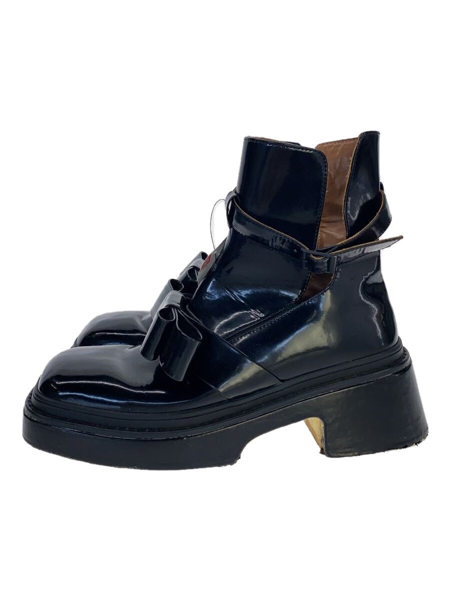 【中古】SHUSHU/TONG/ブーツ/--/BLK/エナメル/? NULL ?【シューズ】