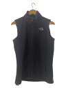 【中古】THE NORTH FACE◆ジレベスト/S/ポリエステル/BLK/無地/4501085358【メンズウェア】