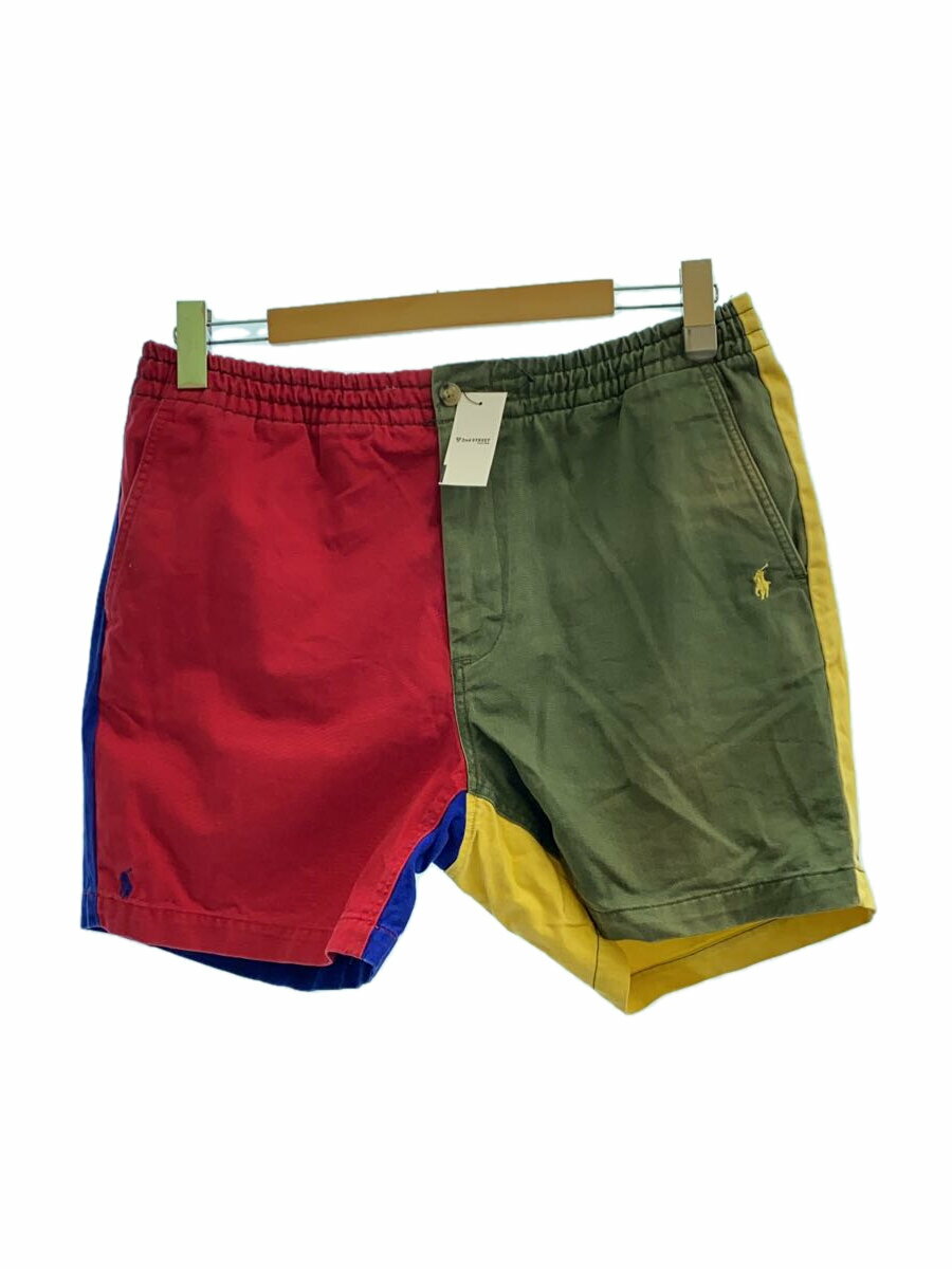 【中古】POLO RALPH LAUREN◆ショートパンツ/L/コットン/マルチカラー【メンズウェア】