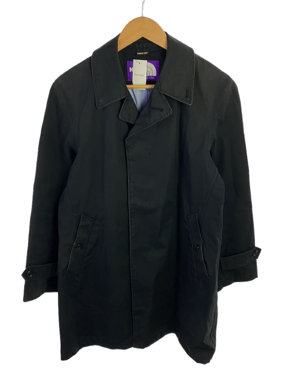 【中古】THE NORTH FACE PURPLE LABEL◆ステンカラーコート_NP1800N/M/ゴアテックス/BLK【メンズウェア】