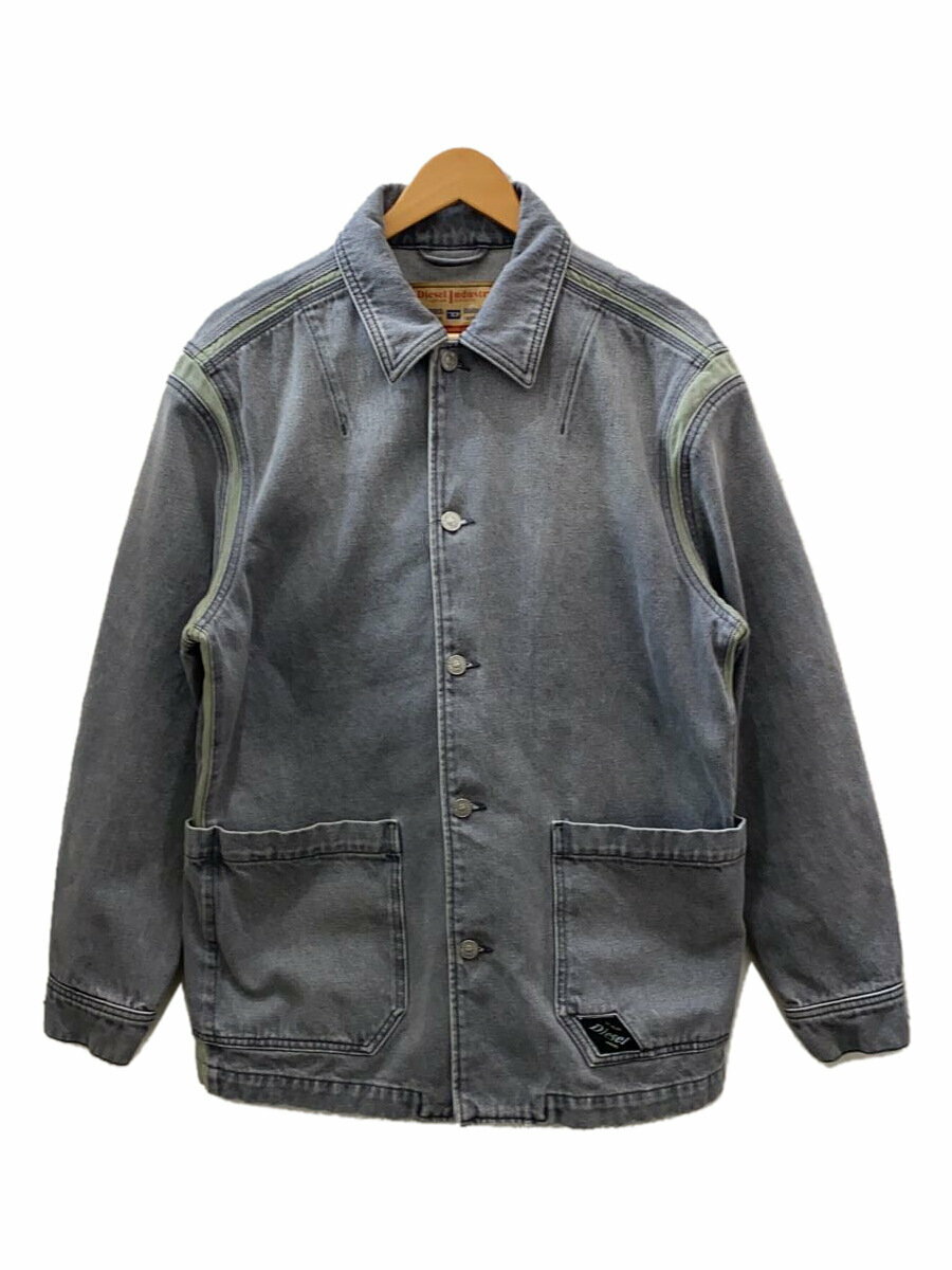 【中古】DIESEL◆D-ROLK-SP4/カバーオール/S/コットン/GRY/A06580【メンズウェア】