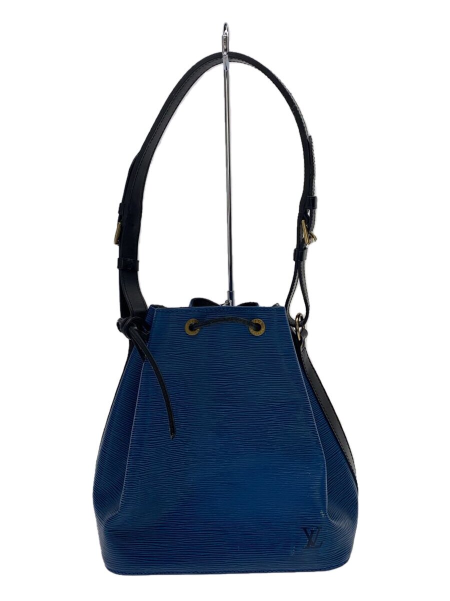 【中古】LOUIS VUITTON◆プチ ノエ_エピ_BLU/レザー/BLU【バッグ】