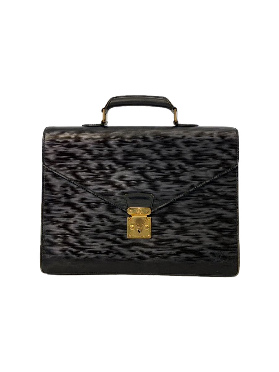 Other - 【中古】LOUIS VUITTON◆セルヴィエット・コンセイエ_エピ_BLK/レザー//【バッグ】