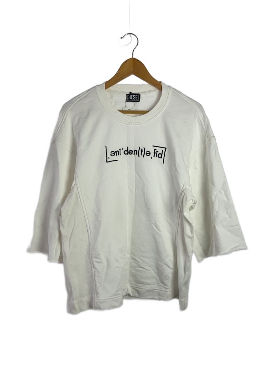 DIESEL◆スウェット/XXS/コットン/WHT/F-SHARP-B1