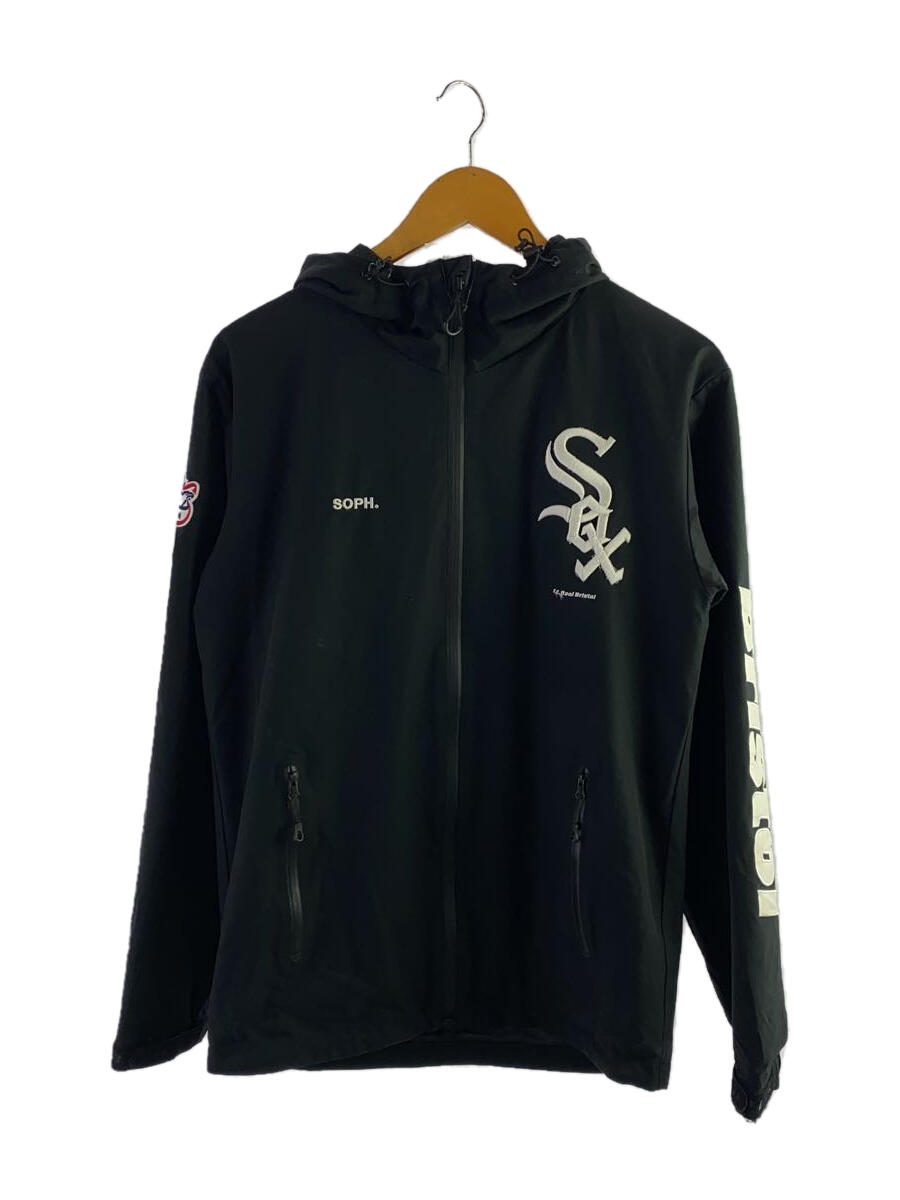 【中古】F.C.R.B.(F.C.Real Bristol)◆MLB TOUR WARM UP JACKET/ナイロンジャケット/S/ポリエステル/BLK/FCRB-212000【メンズウェア】