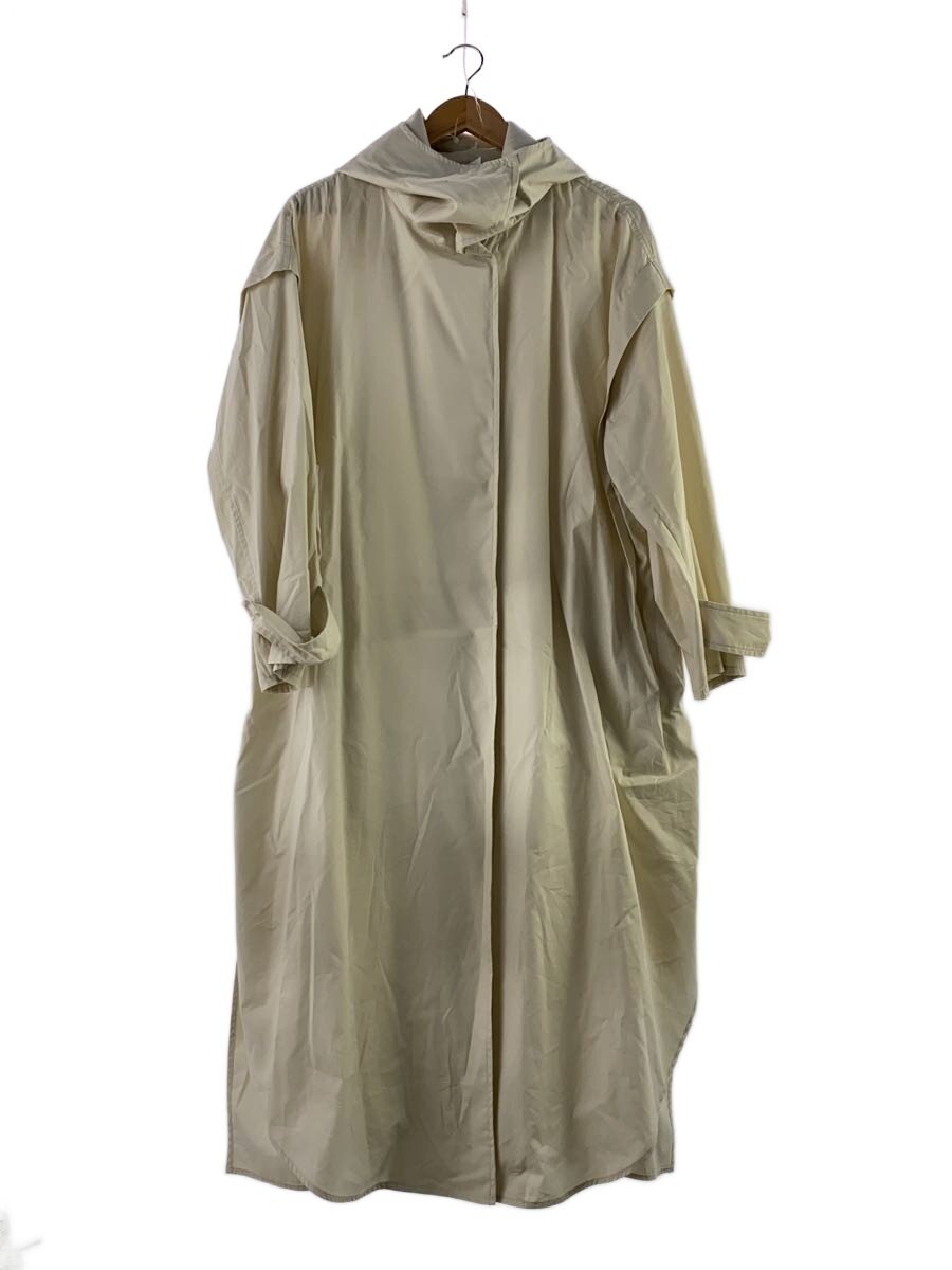 【中古】FRAY I.D◆21SS/フーディータックロングコート/0/コットン/IVO/FWFC211003【レディースウェア】