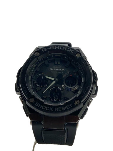 【中古】CASIO◆ソーラー腕時計・G-SHOCK/デジアナ/ラバー/BLK/BLK【服飾雑貨他】 【中古】CASIO◆ソーラー腕時計・G-SHOCK/デジアナ/ラバー/BLK/BLK【服飾雑貨他】