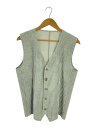 【中古】HOMME PLISSE ISSEY MIYAKE◆ベスト/2/ポリエステル/GRY/HP81JE142【メンズウェア】