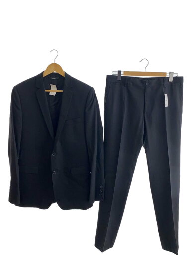 【中古】DOLCE&GABBANA◆セットアップ/48/ウール/BLK/G1K7MT/FU2F9//【メンズウェア】 【中古】DOLCE&GABBANA◆セットアップ/48/ウール/BLK/G1K7MT/FU2F9//【メンズウェア】