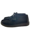 【中古】Clarks◆チャッカブーツ/26.5cm/BLK/21621/261386677080【シューズ】 1