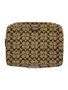 【中古】COACH◆シグネチャー柄/クラッチバッグ/キャンバス/CML【バッグ】