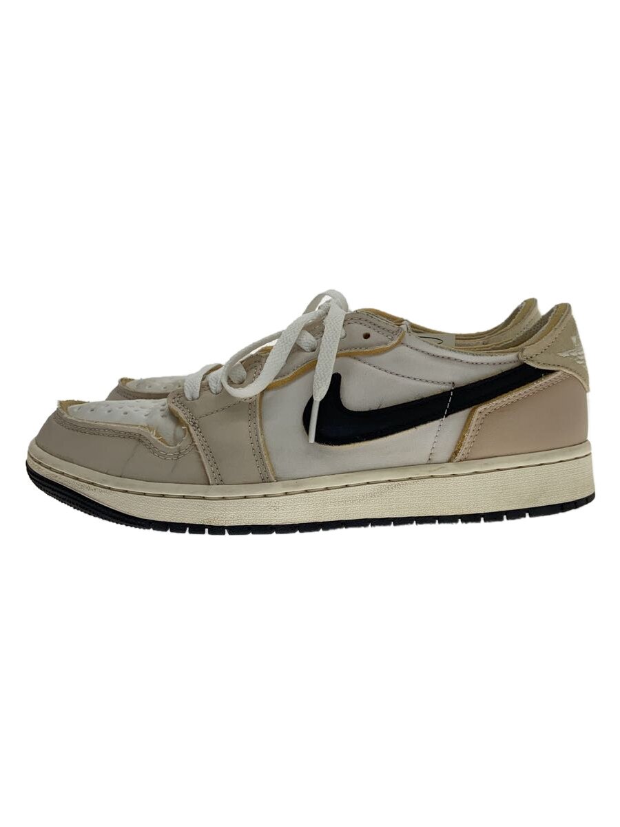 NIKE◆AIR JORDAN 1 RETRO LOW/ココナッツミルク/ローカットスニーカー/27.5cm/DV0982-100