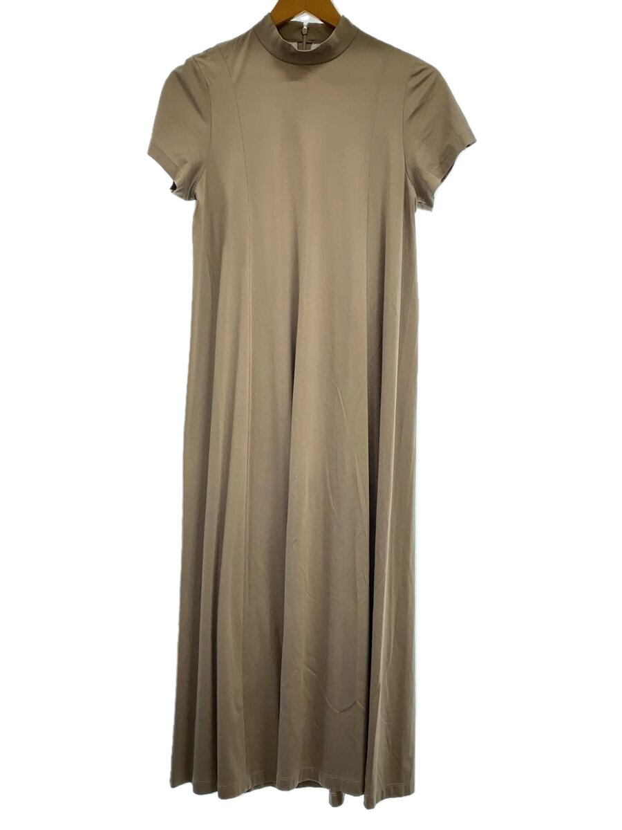 Graphpaper◆FGraphpaper/ine Snooth Mock Neck Dress/半袖ワンピース/0/コットン/GRY
