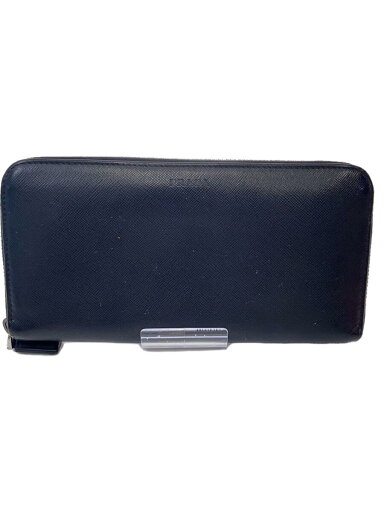 【中古】PRADA◆長財布/レザー/BLK/メンズ/866RTGQ/ラウンドジップ【服飾雑貨他】 【中古】PRADA◆長財布/レザー/BLK/メンズ/866RTGQ/ラウンドジップ【服飾雑貨他】
