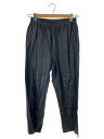 【中古】MM6◆フェイクレザークロップドパンツ/ボトム/M/フェイクレザー/BLK/無地/S52KA0282【レディースウェア】